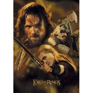   of the Rings Poster LOTR Fighters Legolas Aragorn 