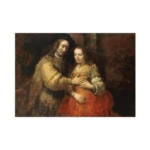  Rembrandt Van Rijn   The Jewish Bride Giclee