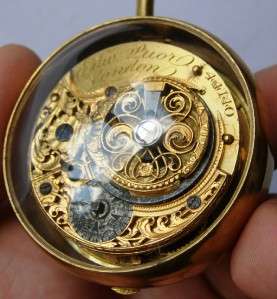 Rare Antique Edward Prior Verge Fusee watch.Ottoman  