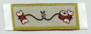   Leader Trainer (ALT)(3 Beads) & Woodbadge Holder Cloth Badge SET