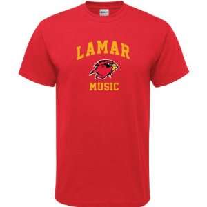  Lamar Cardinals Red Music Arch T Shirt