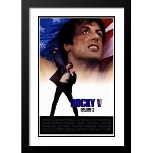Rocky 5 32x45 Framed and Double Matted Movie Poster   Style A   1990