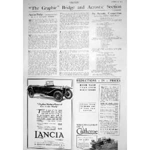 1925 ADVERTISEMENT LANCIA CURTIS MOTOR CAR CALTHORPE 