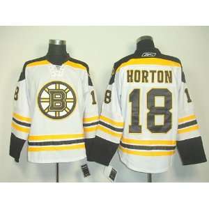   #18 NHL Boston Bruins White Hockey Jersey Sz56