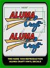 1980 Alumacraft Vinyl Decals Aluma Craft 80s 80