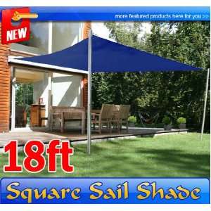   Sun Sail Shade Canopy Outdoor Patio Garden Blue Patio, Lawn & Garden