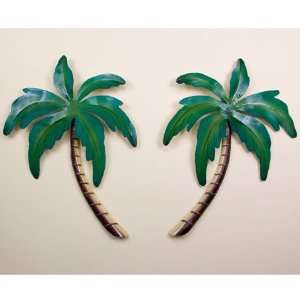 Small Palm Arching Left Wall Art 