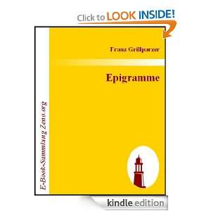   (German Edition) Franz Grillparzer  Kindle Store