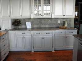 Hatteras White Maple Kitchen Cabinets Sample Door RTA   All Wood  ship 