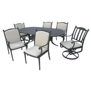  The Valencia Collection 6 Person All Welded Cast Aluminum 