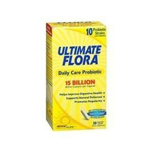 Ultimate Flora Daily Care Probiotic 15 Billion Dietary Supplement, 30 