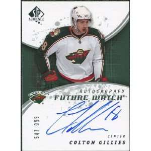   Future Watch #199 Colton Gillies Autograph /999 Sports Collectibles