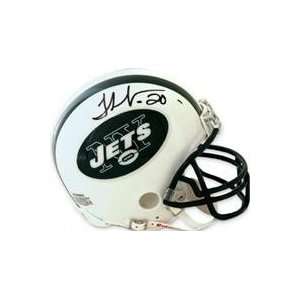  Thomas Jones autographed Football Mini Helmet (New York 
