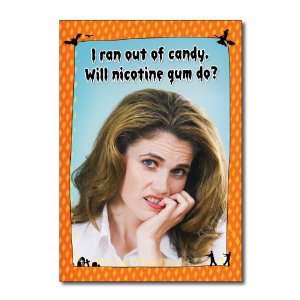  Funny Halloween Cards Nicotine Gum Humor Greeting Ron 