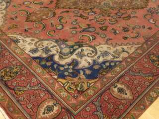 5x12 Handmade Carpet Antique Persian Tabriz Wool Rug  
