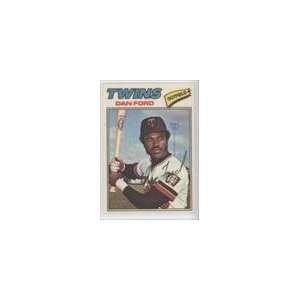    1977 Topps Cloth Stickers #16   Dan Ford Sports Collectibles