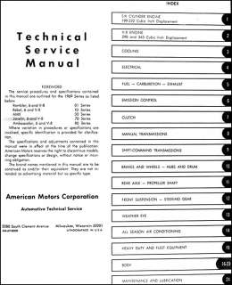 this manual covers all 1969 amc car models including javelin