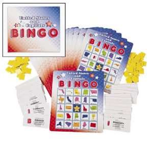 United States & Capitals Bingo Game   Teacher Resources 