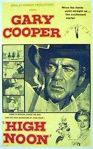 HIGH NOON Gary Cooper Original Benton Window Card  