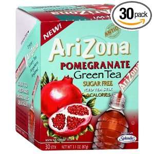 Arizona Tea Sugar Free, Pomegranate Green Stix, 0.1000 ounces (Pack 