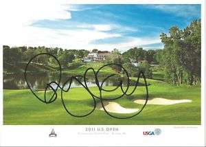 Rory McIlroy Signed 2011 US Open 5x7 Congressional Card  