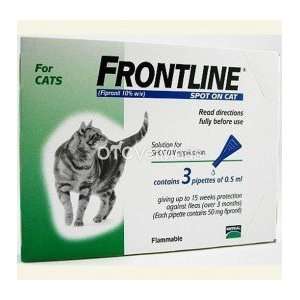  FRONTLINE SPOT ON FOR CAT 0.5ml X 3 PACK