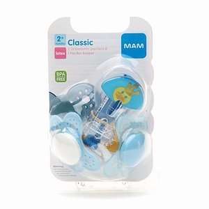   Latex Pacifiers and Pacifier Clip 2+ Months BPA FREE girl colors Baby