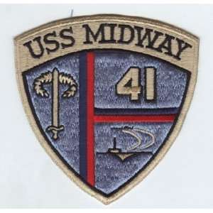  USS MIDWAY 5 Patch Navy 