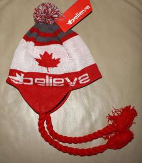 Vancouver 2010 Olympic Believe Alpine Toque Hat  