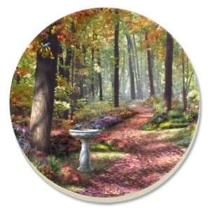 CounterArt Path In The Forest Absorbent Coasters, Set of 4  