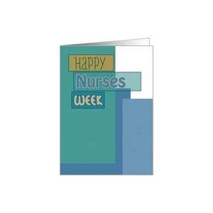  Happy Nurses Week Blue Scrapbook Look Card Health 