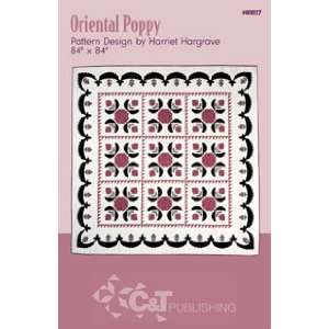  Oriental Poppy Quilt Pattern By Harriet Hargrave