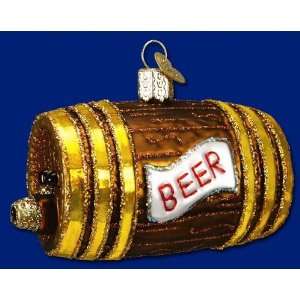 Beer Keg Christmas Ornament