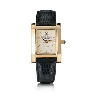  US Air Force Academy Womens Swiss Watch   Gold Quad with 