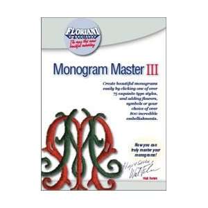   Monogram Master III Embroidery Software Arts, Crafts & Sewing