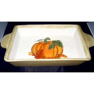  Pumpkin Ceramic Baking Dish (10x7) 