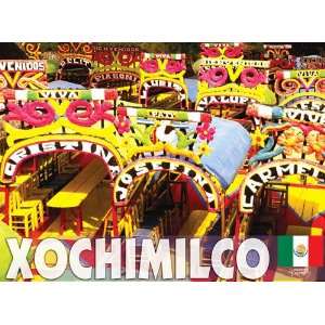 Xochimilco Crowded Boats Poster