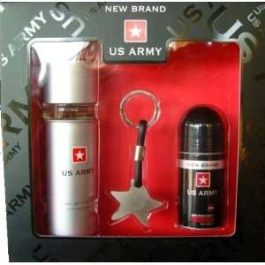 US Army by New Brand Gift Set for men 3.3 oz Eau De Toilette Spray & 1 
