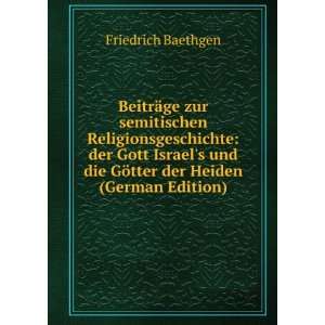   der Heiden (German Edition) Friedrich Baethgen  Books