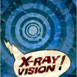  X Ray Vision Superhero Canvas Reproduction