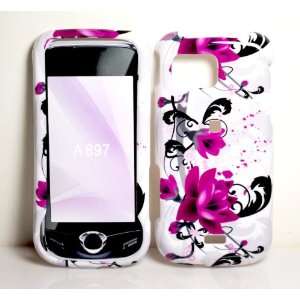  Purple Rose Snap on Hard Protective Cover Case For Samsung 