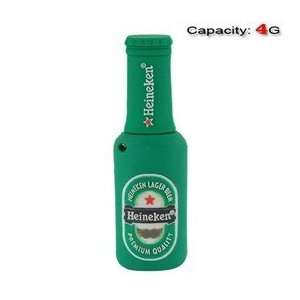  4GB Lovely Heineken Shape Flash Drive (Green) Electronics