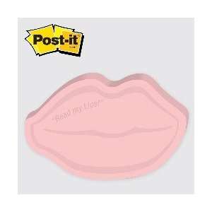   Post it(R) Die Cut Note. Lips. X Large (25 Sheets/1 Color) Office
