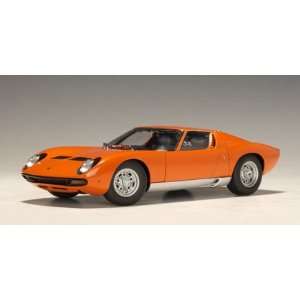 Lamborghini Miura SV Orange (Part 74542) Autoart 118 Diecast Model 