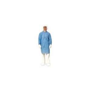   Labcoat,Cleanroom,2XL,Blue,PK 30