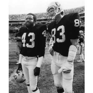  George Atkinson & Ted Hendricks Oakland Raiders 8 X 10 