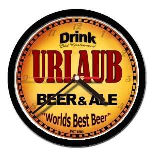  URLAUB beer and ale cerveza wall clock 