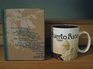 Starbucks Mug Puerto Rico Icon Series 2009 HTF  