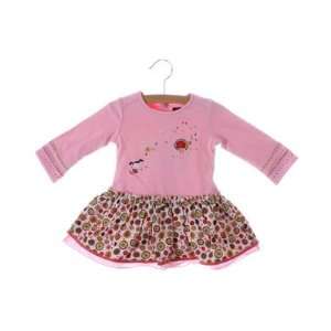  Catimini *Urban* Pink Embroidered Long Sleeve Dress Baby