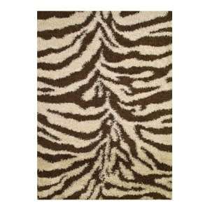  Istanbul Zebra 6 7 Round natural Area Rug